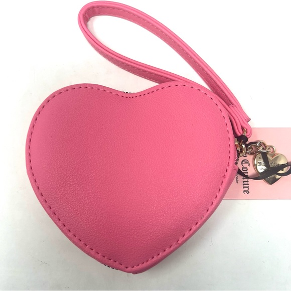 Juicy Couture Pink Lemonade Big Spender Mini Tote Pink Velour Handbag & Wallet - Picture 10 of 11